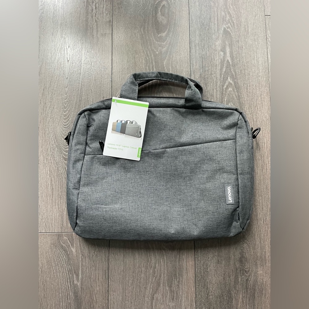 Lenovo Gray Laptop Bag messenger bag toploader NEW